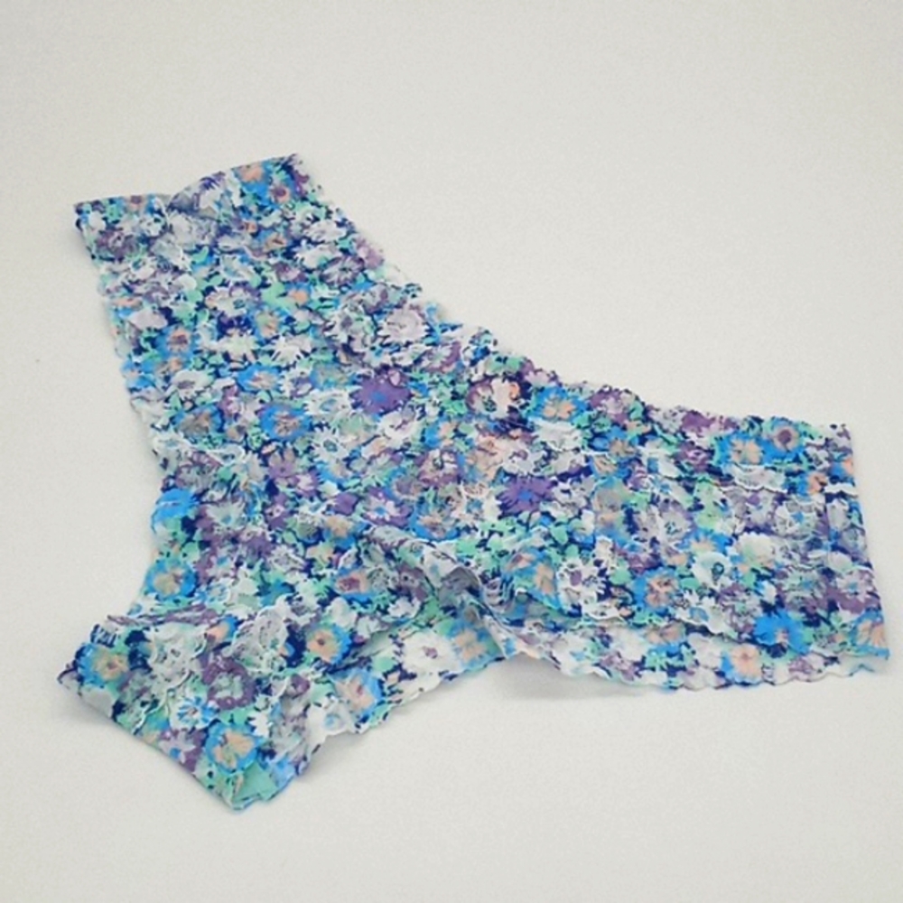 Victoria's Secret The Lacie Floral Lace Cheeky Panty Floral Print XL